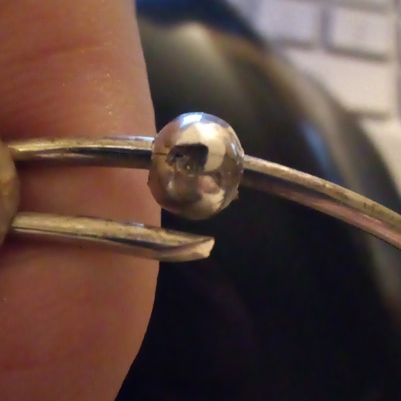 Sterling Silver Floral Decorative Bracelet - Picture 6 of 6